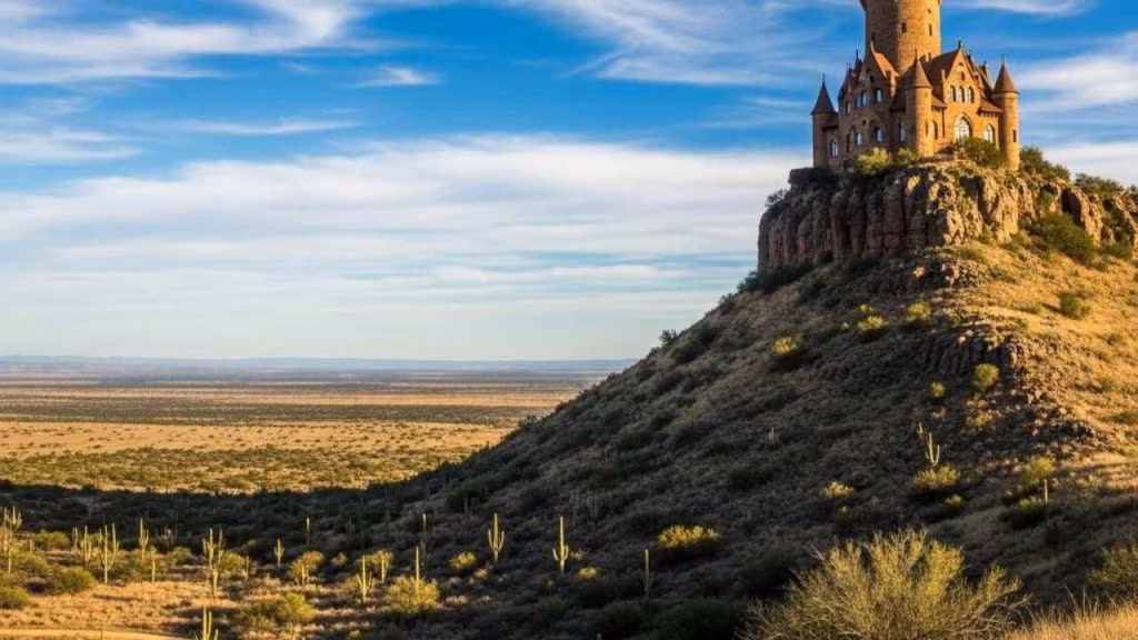 deserto america con torre - foto (C) Mediaoneonline.it
