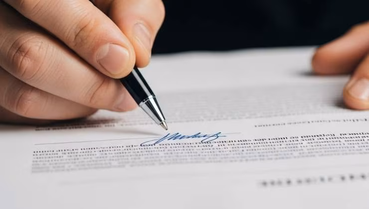 firma documento - foto (C) Mediaoneonline.it