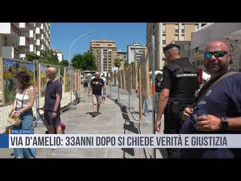 Palermo. Strage via D'Amelio: si continua ad invocare verità e giustizia.