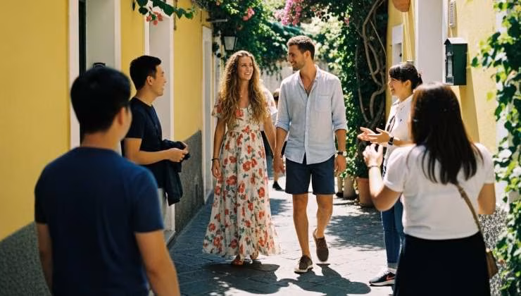 Turisti turismo passeggiata - foto (C) Mediaoneonline.it