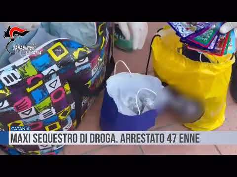 Catania. Maxi sequestro di droga