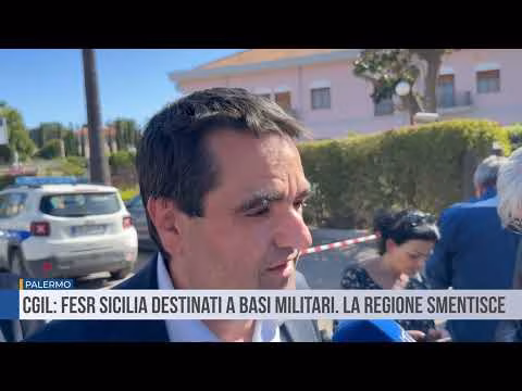 Palermo. Cgil: Fesr Sicilia destinati a basi militari