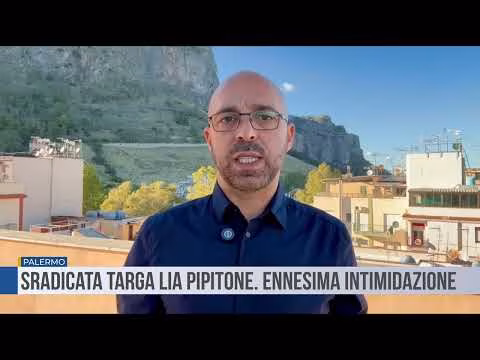 Palermo. Sradicata targa Lia Pipitone