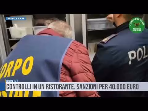 Adrano. Controlli in un ristorante