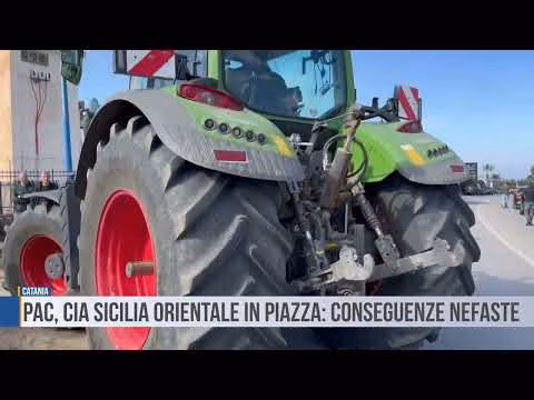 Catania: protesta agricoltura