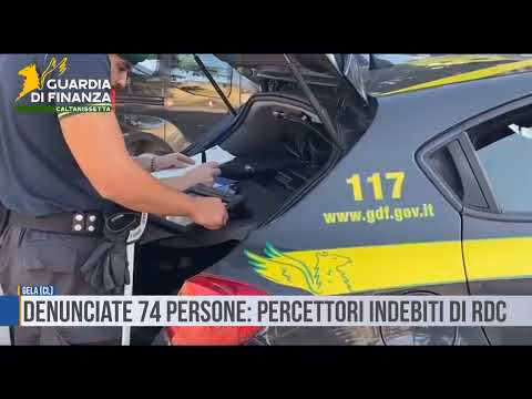 Gela: denunciate 74 persone, percettori indebiti di reddito di cittadinanza
