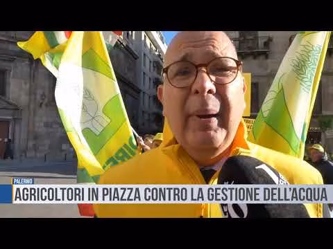 Palermo: agricoltori in piazza contro la gestione dell’acqua