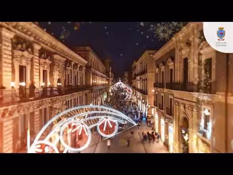 Spot Natale a Catania 2025