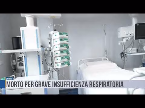Catania: Morto per grave insufficienza respiratoria