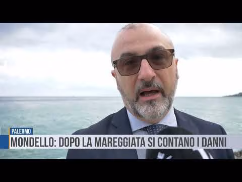 Palermo: a Mondello, dopo la mareggiata, si contano i danni