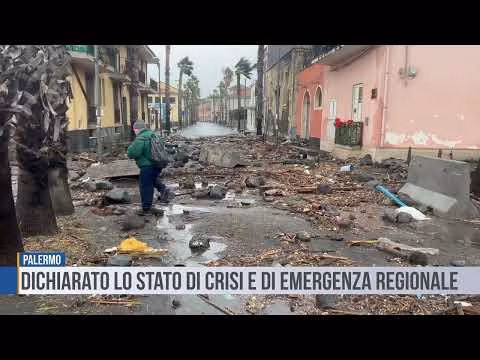 Palermo: dichiarato lo stato di crisi e di emergenza regionale