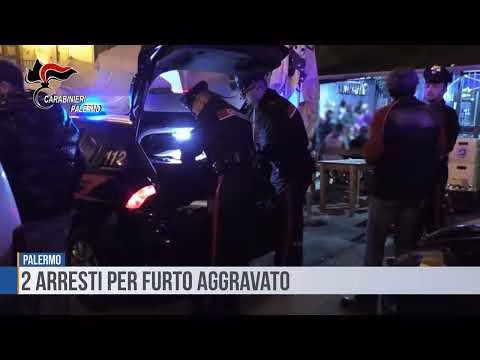Palermo: due arresti per furto aggravato