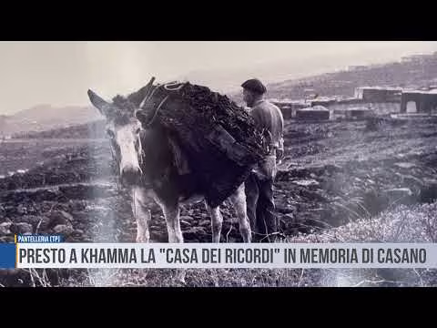Pantelleria: Presto a Khamma la "casa dei ricordi" in memoria di Casano