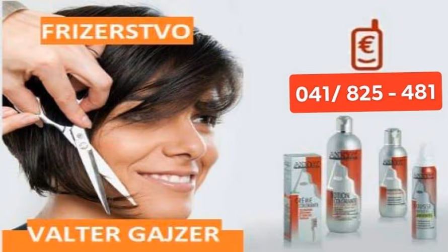 Frizerstvo Valter Gajzer - Naj bodo lasje sijoči in zdravi