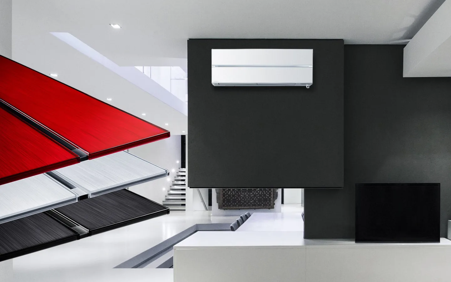 Klimatska naprava Mitsubishi Electric MSZ-LN Luxury z barvno masko