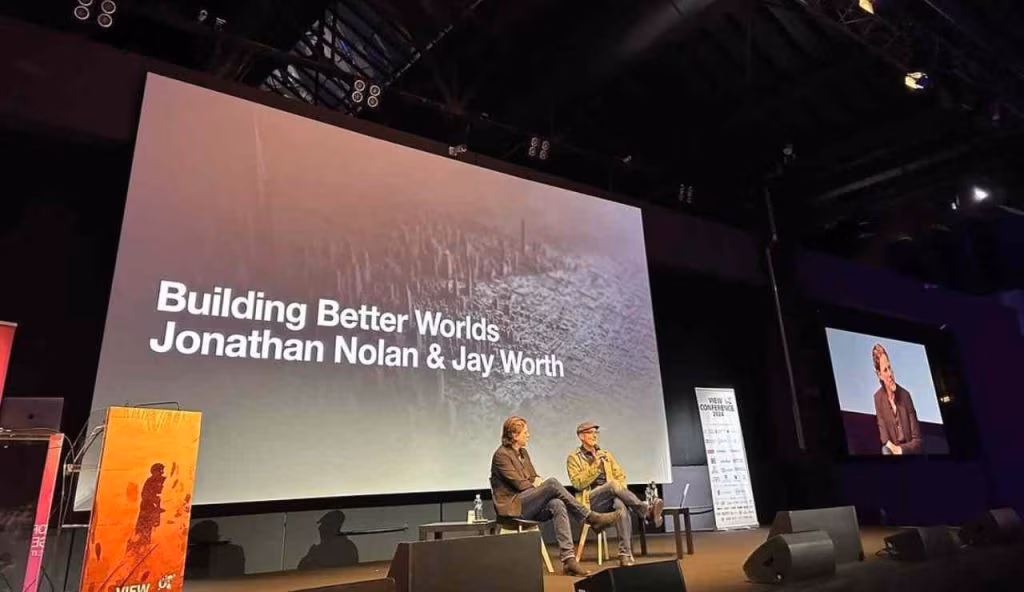 Jonathan Nolan parla con Jay Worth