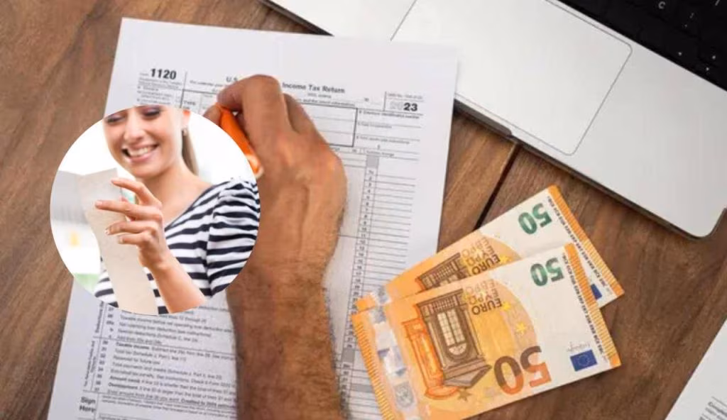 Dichiarazione dei redditi e soldi (Depositphotos foto) - www.systemcue.it
