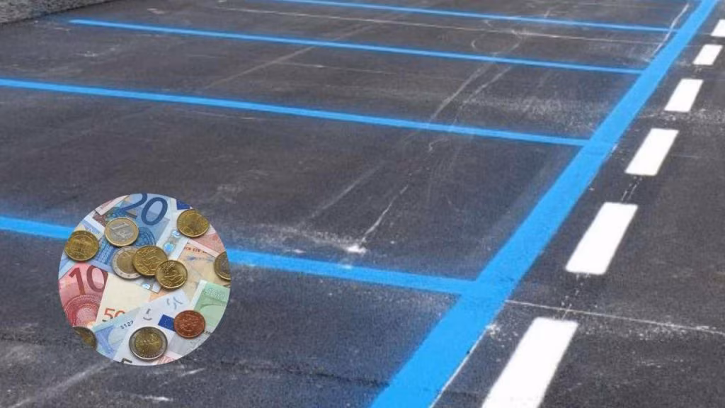 Strisce blu e soldi