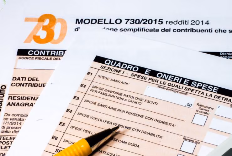 Illustrazione di un 730 (Canva FOTO) - systemscue.it