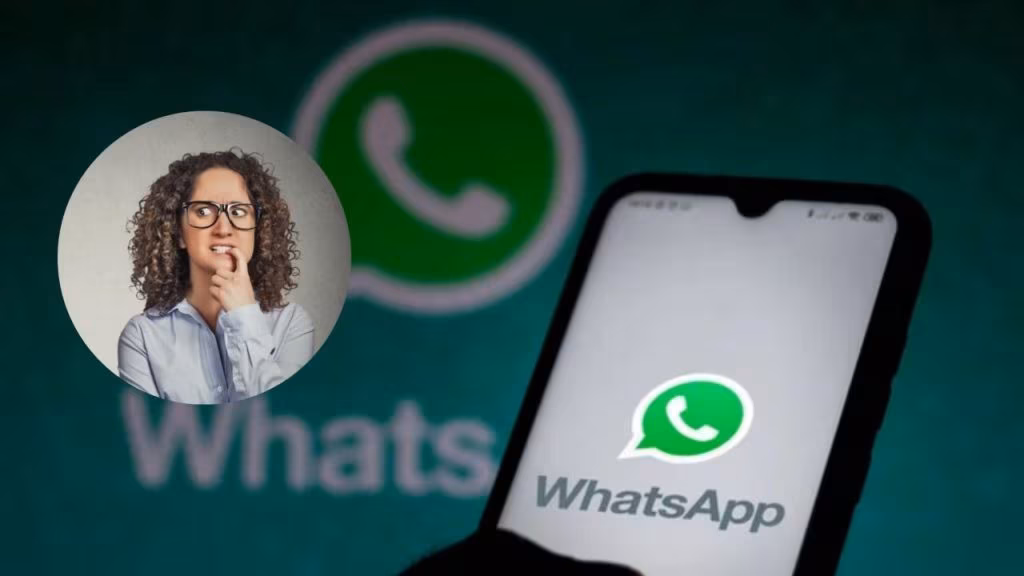 WhatsApp e ragazza ansiosa