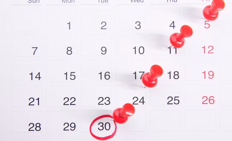 Non dimenticare queste date