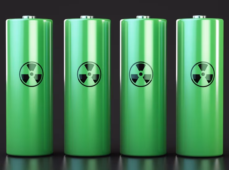 Illustrazione di alcune batterie nucleari (Canva FOTO) - systemscue.it