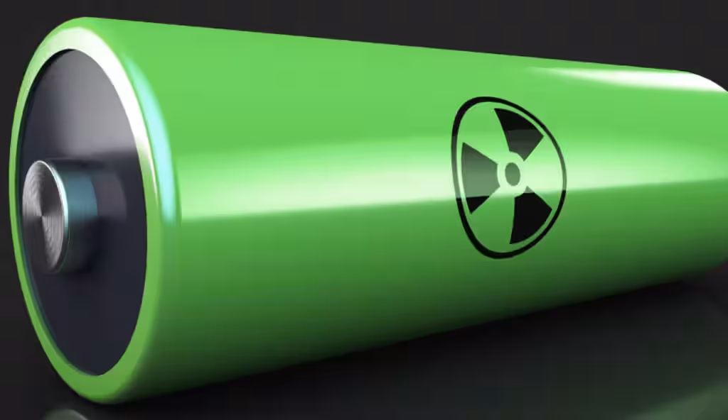 Illustrazione di una batteria nucleare (canva FOTO) - systemscue.it