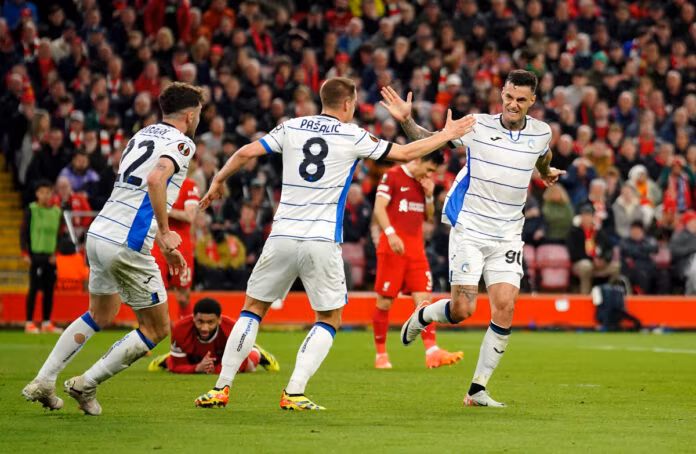 La Dea domina ad Anfield, Liverpool-Atalanta 0-3