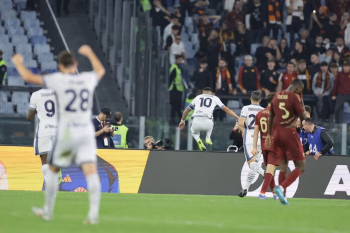 Gol di Lautaro e l’Inter espugna l’Olimpico, 1-0 alla Roma