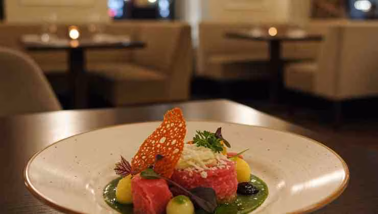 Piatto gourmet al ristorante - foto (C) Teleone.it