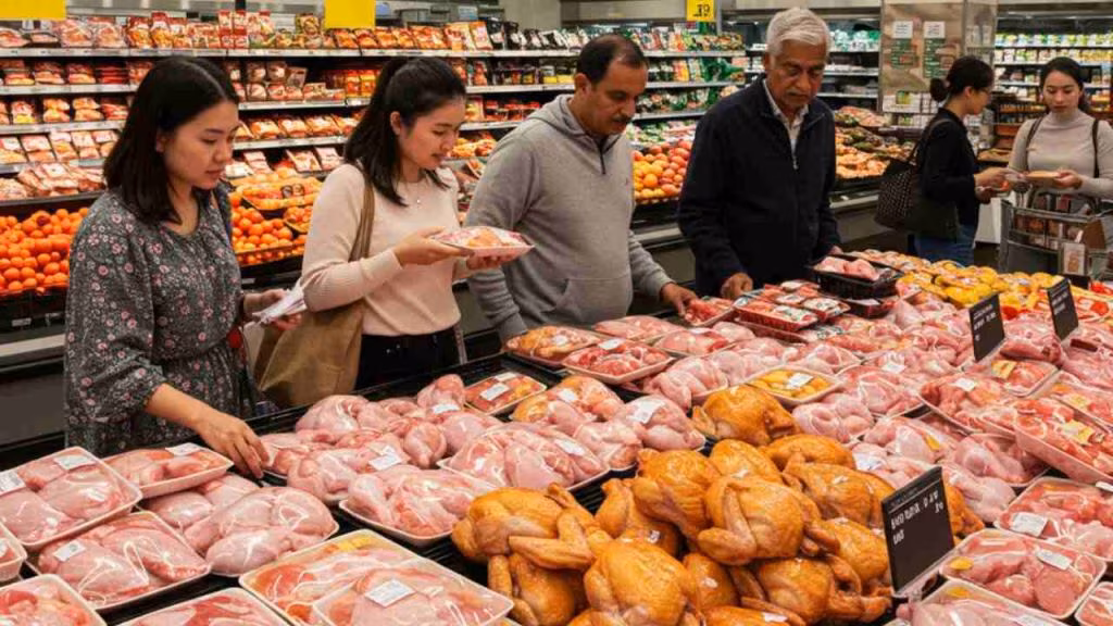 Pollo al supermercato - foto (C) Teleone.it