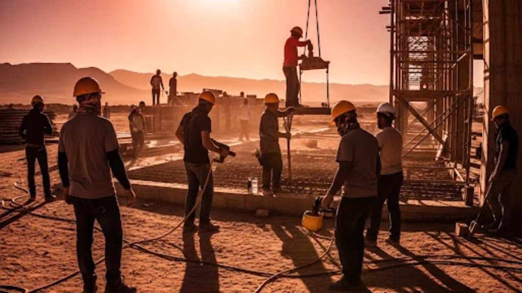 lavoro cantiere giornata caldo - foto (C) Teleone.it