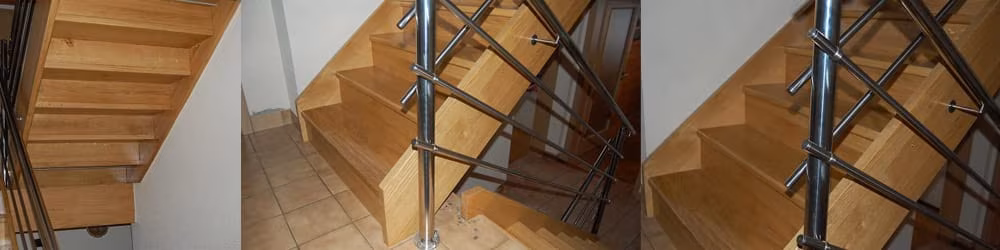 lesene hrastove stopnice